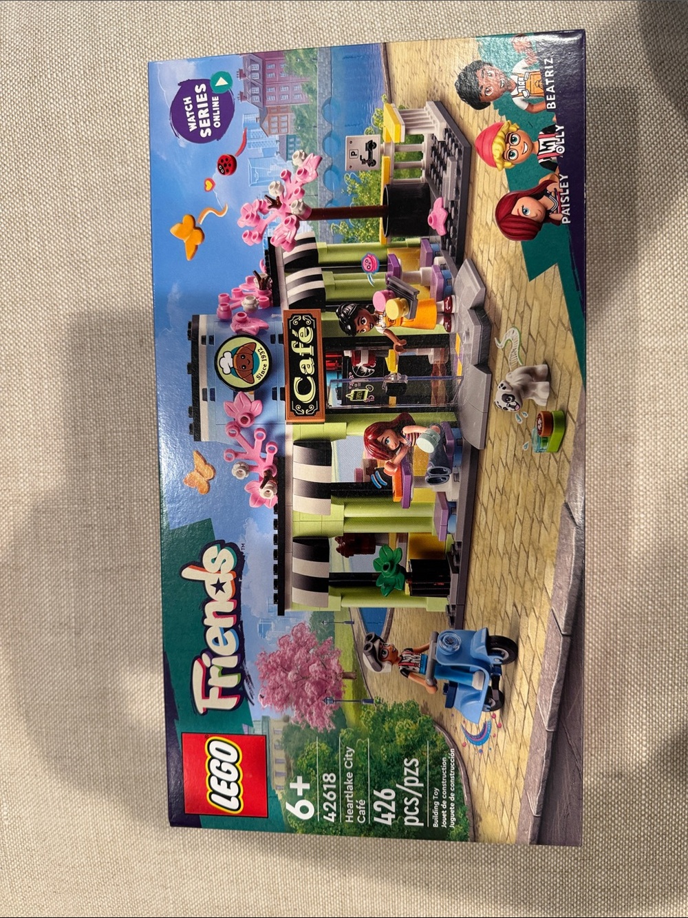 LEGO Friends Café Building Set - Pink, Green, Black